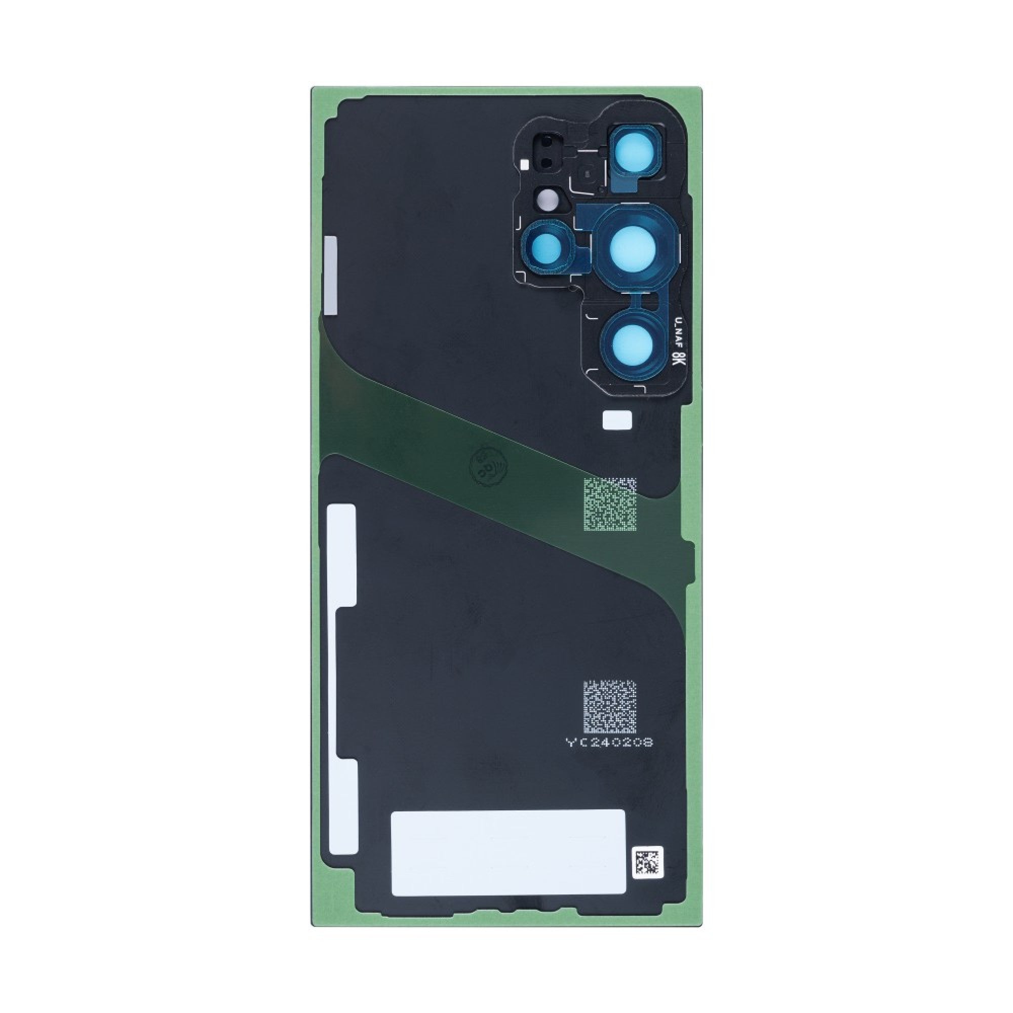 Vitre arrière Samsung Galaxy S24 Ultra S928 Noir Titane avec lentille – OEM