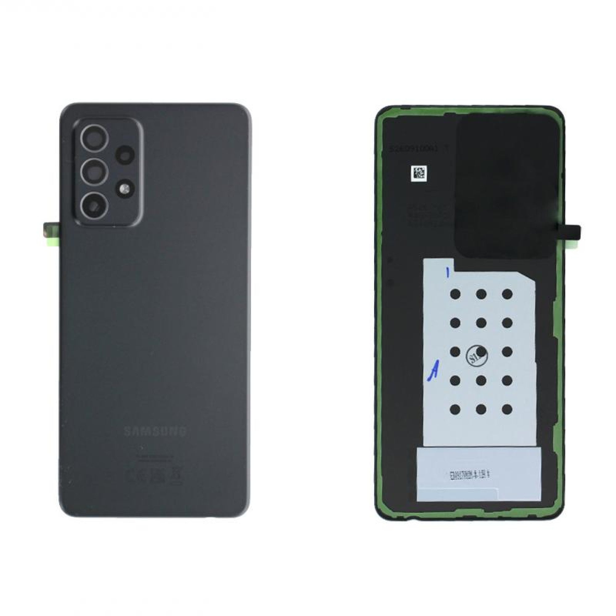 Samsung Galaxy A52s 5G A528 Vitre arrière Noir avec lentille - Originale