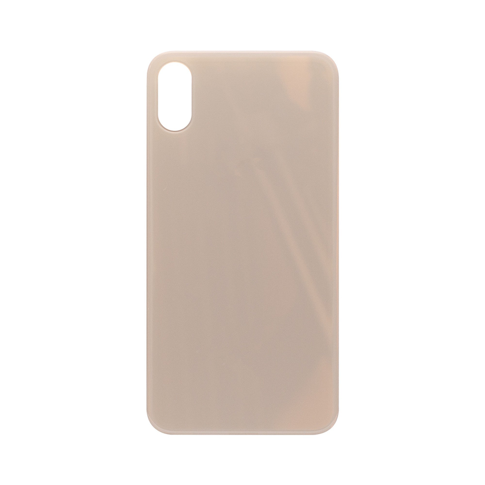 Vitre arrière iPhone XS Or Extra (Cadre caméra agrandi) - OEM