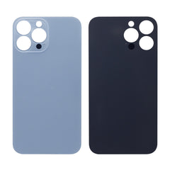 Vitre arrière iPhone 13 Pro Max Bleue (Cadre caméra agrandi) - OEM