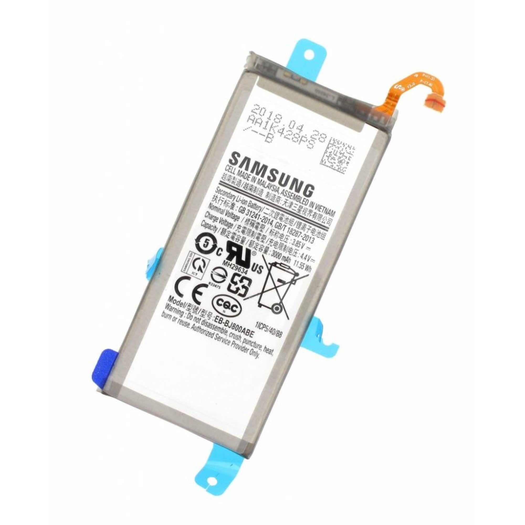 Batterie Samsung Galaxy J6 2018 / A6 2018 EB-BJ800ABE – 3000mAh - OEM