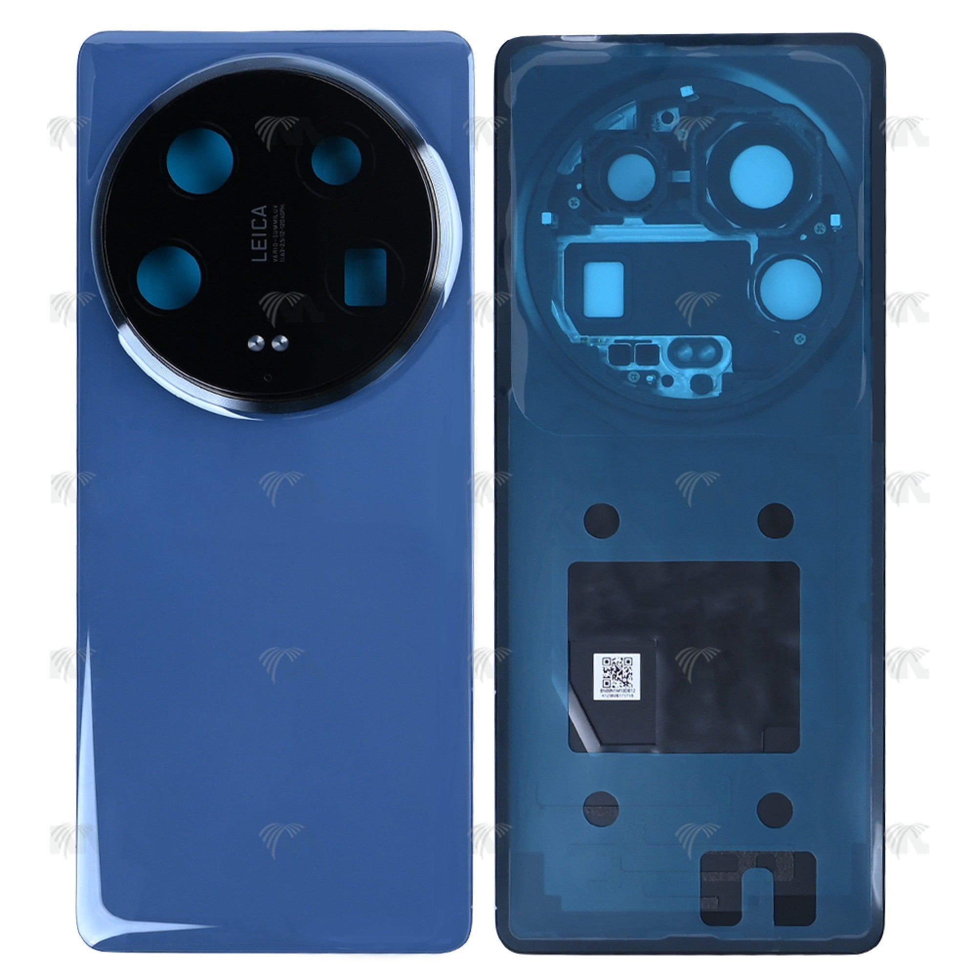 Vitre arrière Xiaomi 14 Ultra (24030PN60G) Bleu Avec Lentille - OEM