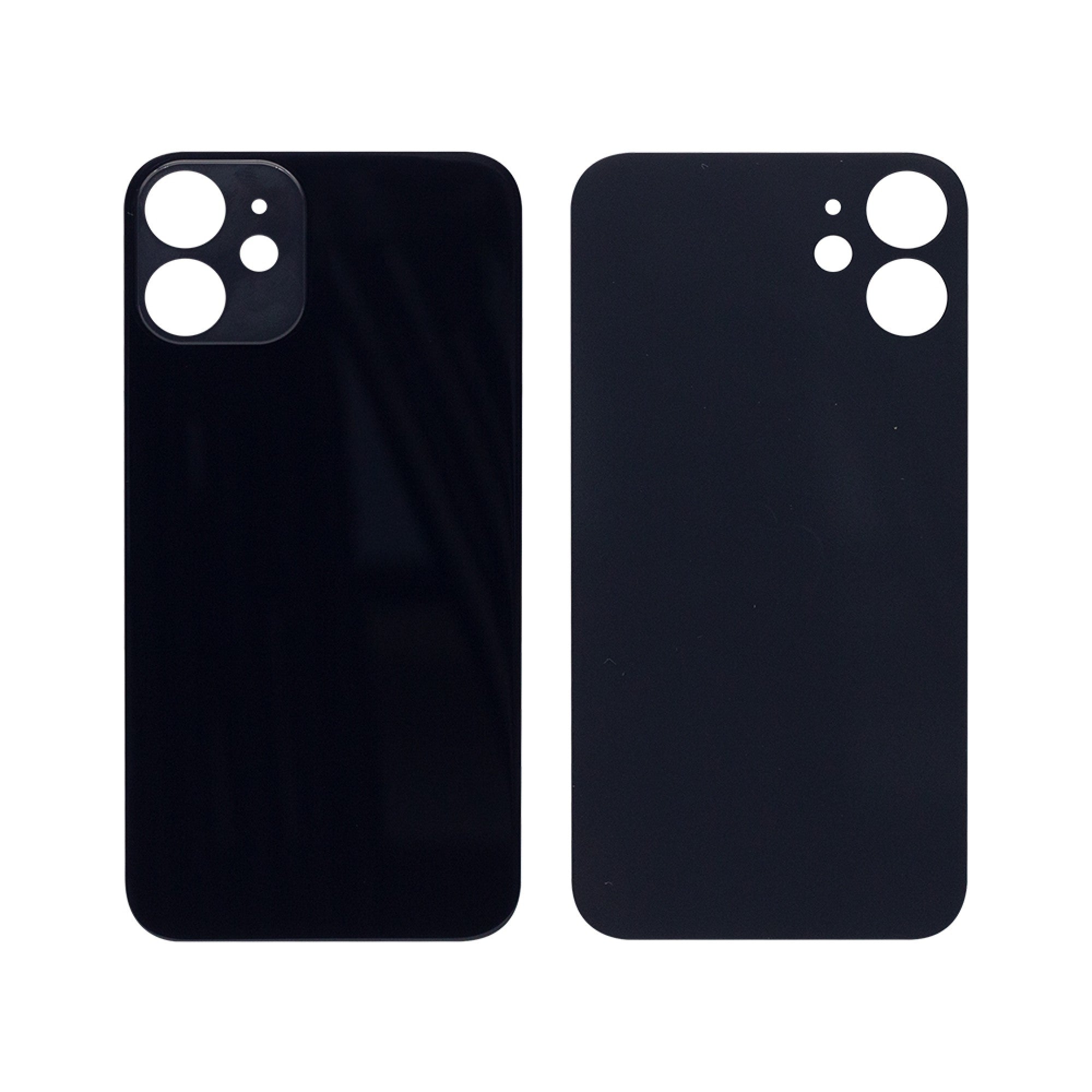 Vitre arrière iPhone 12 Mini Noir - OEM