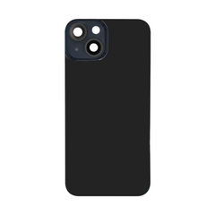 Vitre arrière iPhone 14 Noir (Cadre caméra agrandi) - OEM