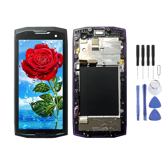 Chassis + Ecran LCD + Vitre pour Crosscall Core M4  + Kit d'outils