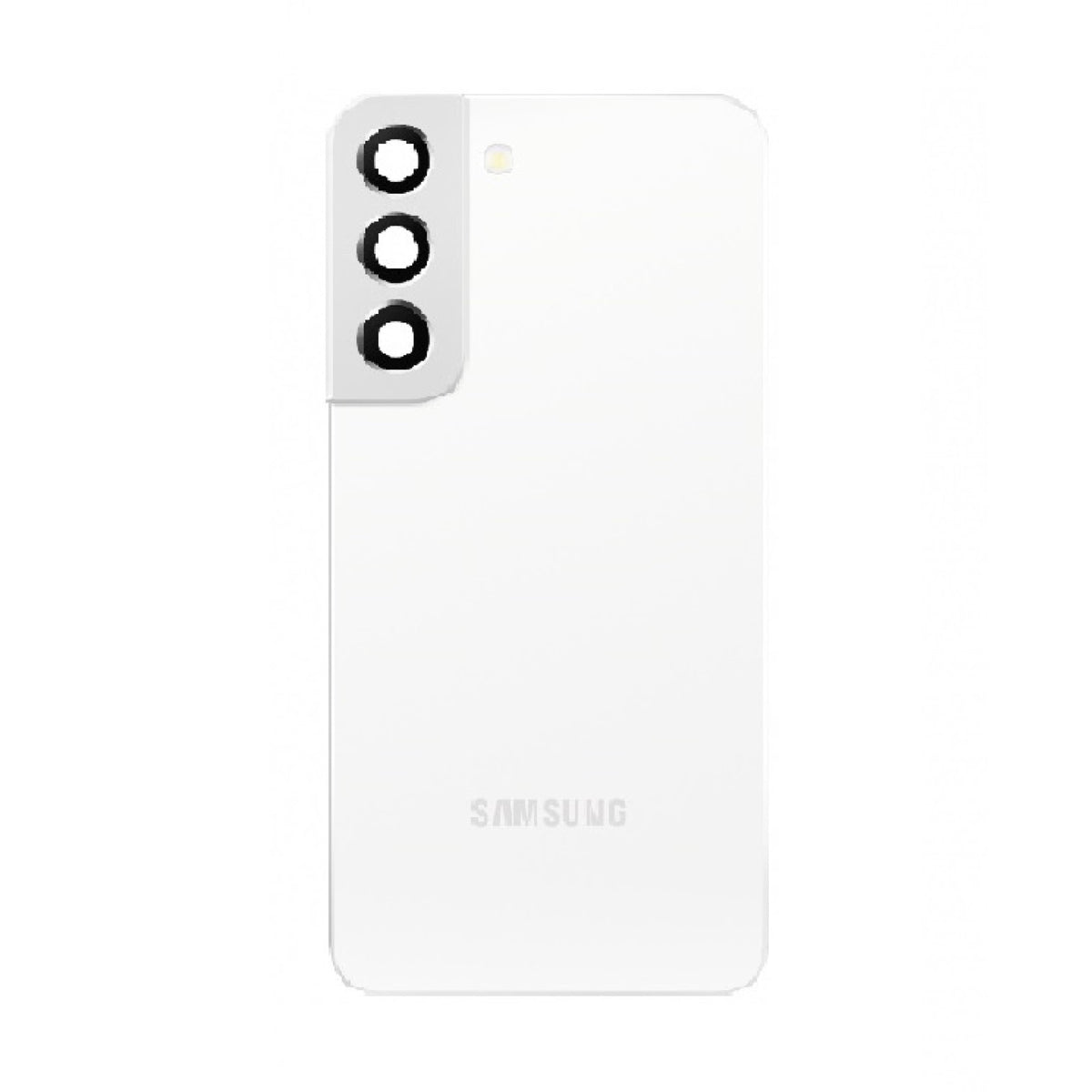 Vitre arrière Originale Samsung Galaxy S22 S901 Blanc Fantôme avec lentille