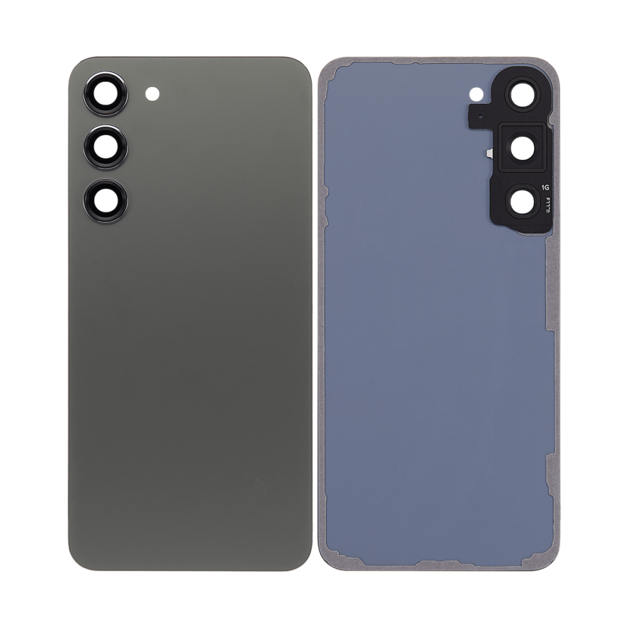 Vitre arrière Samsung Galaxy S23 Plus S916 Verte avec lentille - OEM