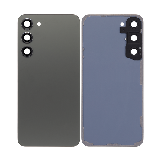 Vitre arrière Samsung Galaxy S23 Plus S916 Verte avec lentille - OEM