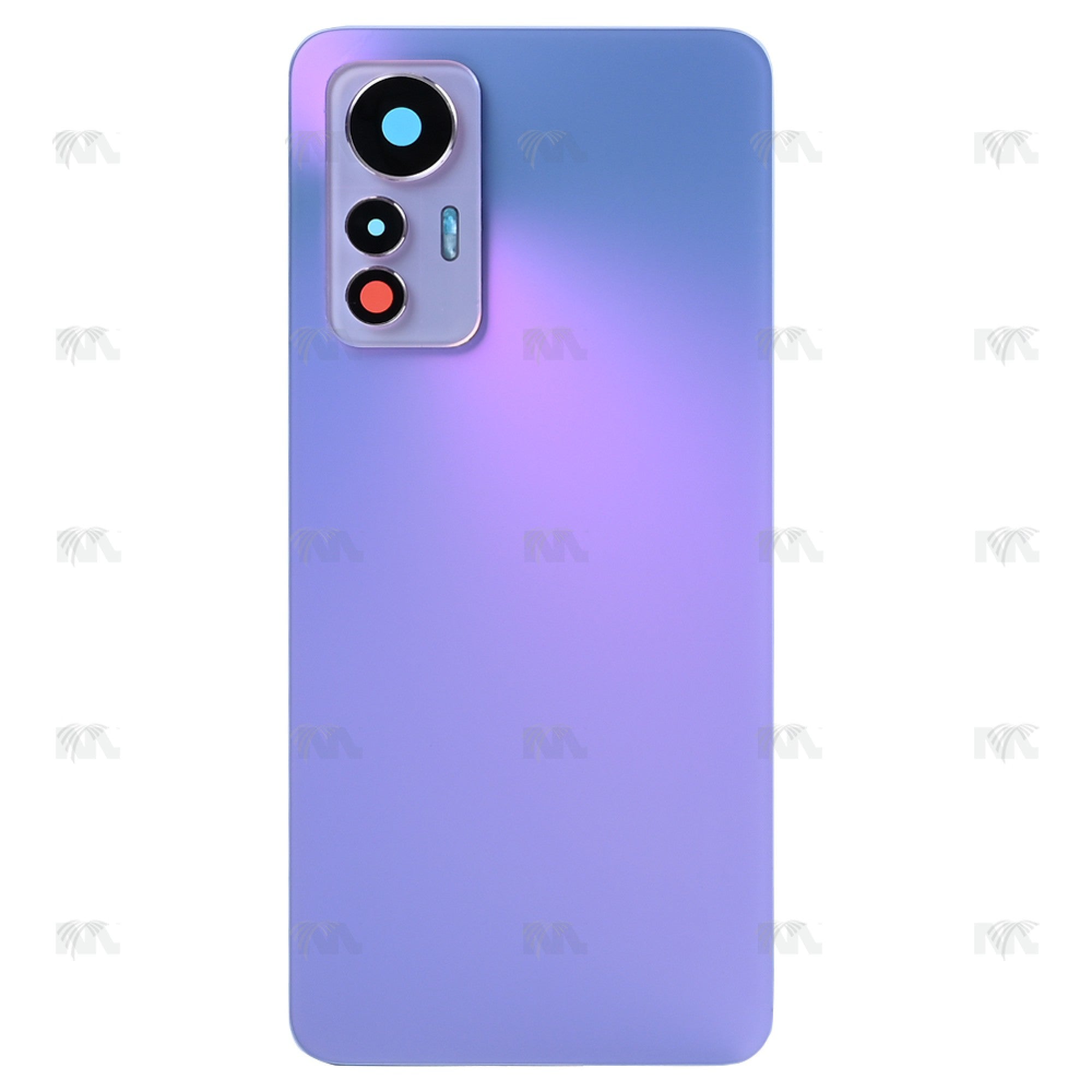 Vitre arrière Xiaomi 12 Lite 5G (2203129G) Rose Clair Violet avec lentille - OEM