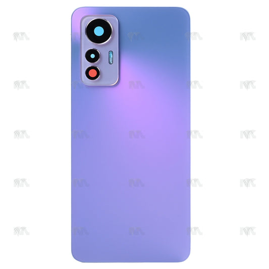Vitre arrière Xiaomi 12 Lite 5G (2203129G) Rose Clair Violet avec lentille - OEM
