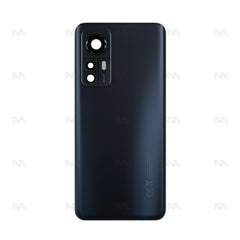 Vitre arrière Xiaomi 12 (2201123G) Noir avec lentille - OEM