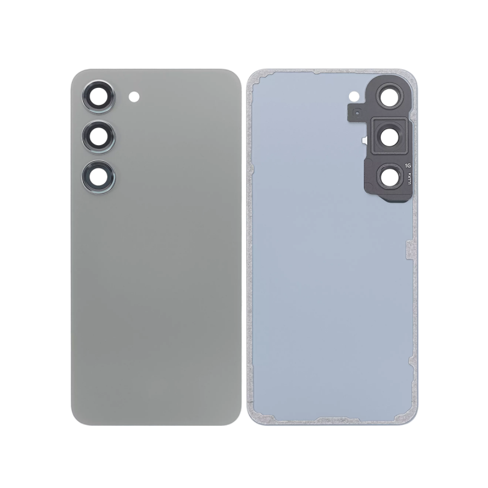 Vitre arrière Samsung Galaxy S23 S911 Verte avec lentille – OEM