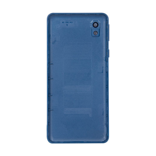 Vitre arrière Samsung Galaxy A01 Core 2020 A013F Bleue avec lentille - OEM