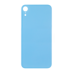 Vitre arrière iPhone Xr Bleu (Cadre caméra agrandi) - OEM
