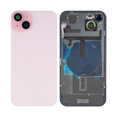 Vitre arrière iPhone 15 Rose (Contour caméra agrandi, avec NFC)