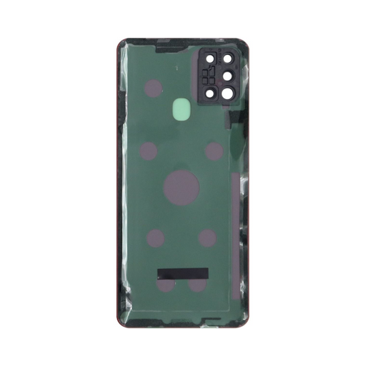 Vitre arrière Samsung Galaxy A21s A217F Rouge avec lentille – OEM