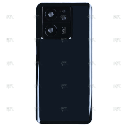 Vitre arrière Xiaomi 13T (2306EPN60G) Noir avec lentille - OEM