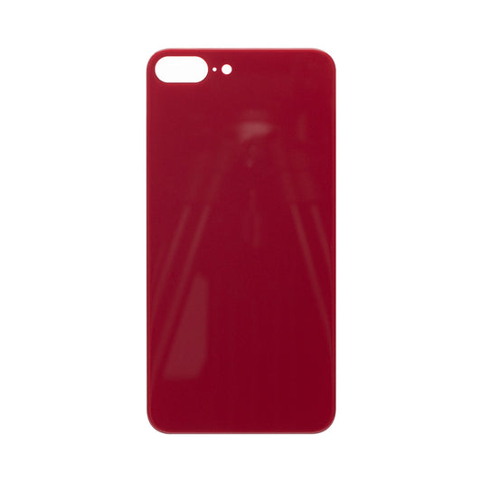 Vitre arrière iPhone 8 Plus Rouge Extra (Cadre caméra agrandi) - OEM