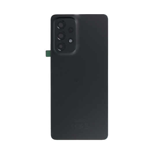 Samsung Galaxy A53 5G A536 Vitre Arrière Noir avec lentille - OEM