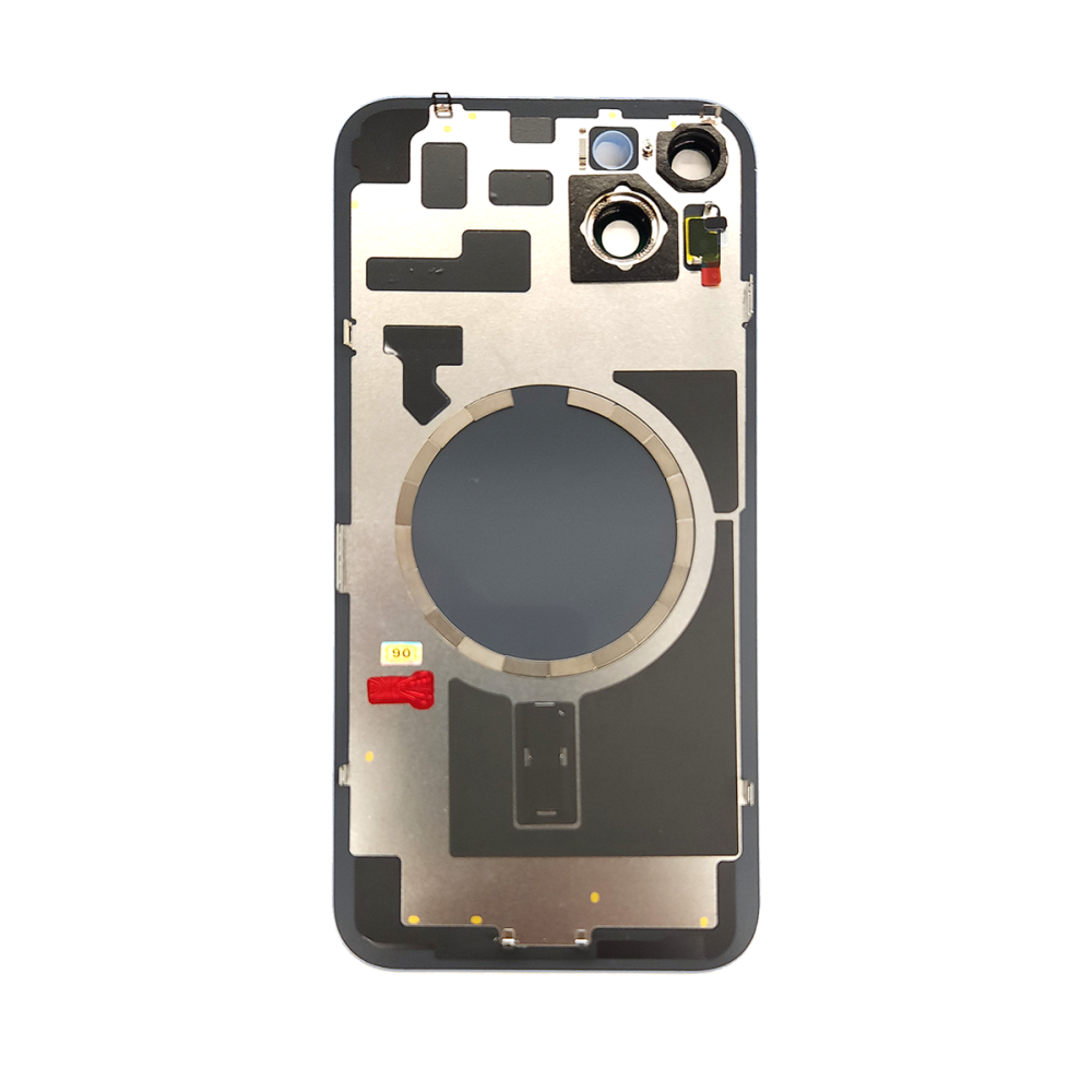 Vitre arrière iPhone 14 Plus Bleu (Contour caméra agrandi)