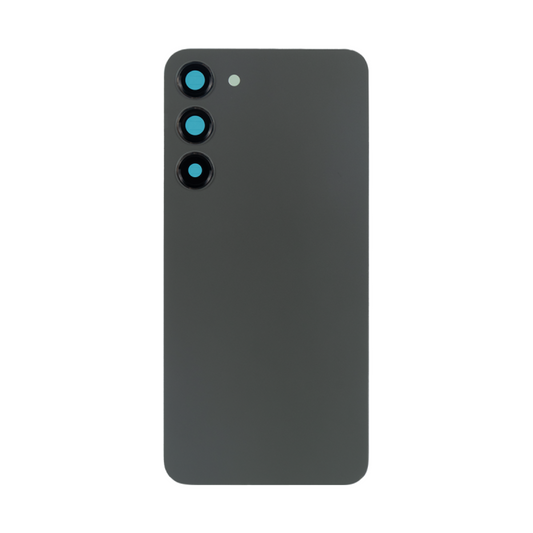 Vitre arrière Originale Samsung Galaxy S23 Plus S916 Verte avec lentille