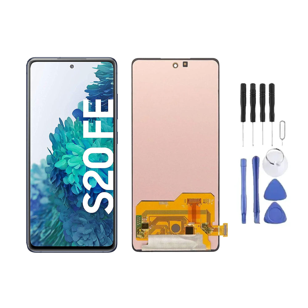Ecran LCD AMOLED + Vitre pour Samsung Galaxy S20 FE 4G (G780) + Kit d'outils