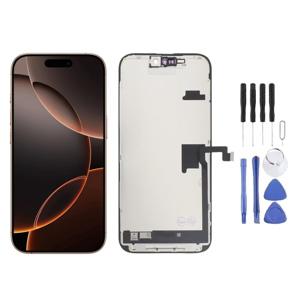 Ecran LCD Hard-OLED 120 Hz + Vitre pour Apple iPhone 16 Pro Max + Kit d'outils