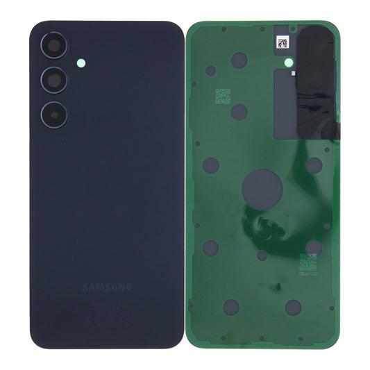 Samsung Galaxy A55 5G A556 Vitre Arrière Bleu Marine avec Lentille - Originale