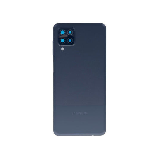 Vitre arrière Samsung Galaxy A12 A125F Noire avec lentille – OEM