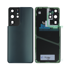 Vitre arrière Samsung Galaxy S21 Ultra 5G G998 Titane Avec châssis - OEM