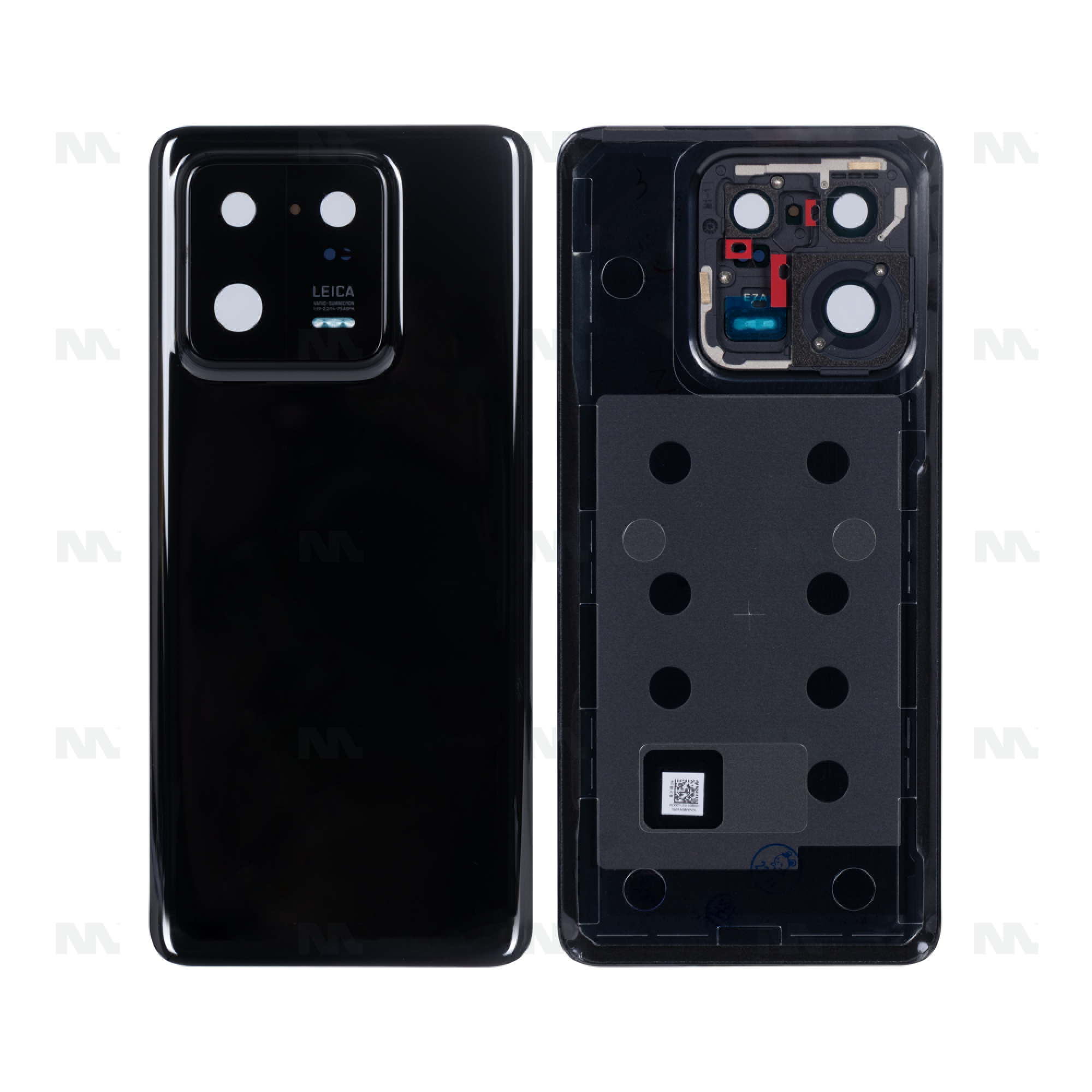 Vitre arrière Xiaomi 13 Pro (2210132G) Céramique Noir avec lentille  - OEM