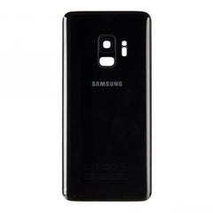 Samsung Galaxy S9 G960 Vitre arrière noir minuit avec lentille - OEM