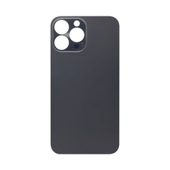 Vitre arrière iPhone 13 Pro Max Noir (Cadre caméra agrandi) - OEM