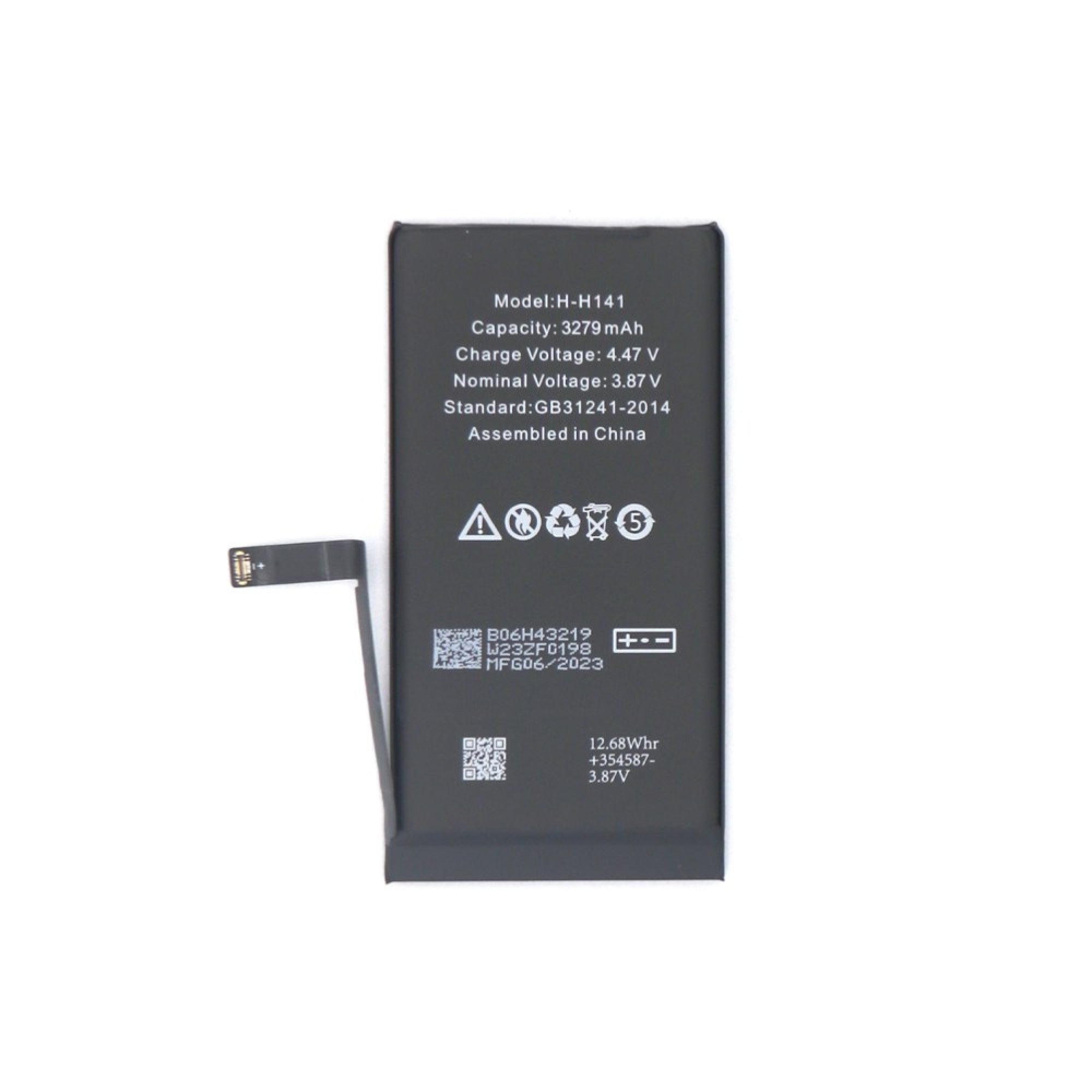 Batterie pour iPhone 14 avec puce TI - OEM