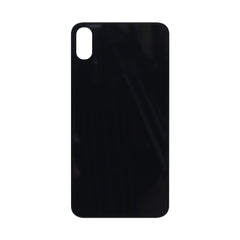 Vitre arrière iPhone X Noir Extra (Cadre caméra agrandi) - OEM