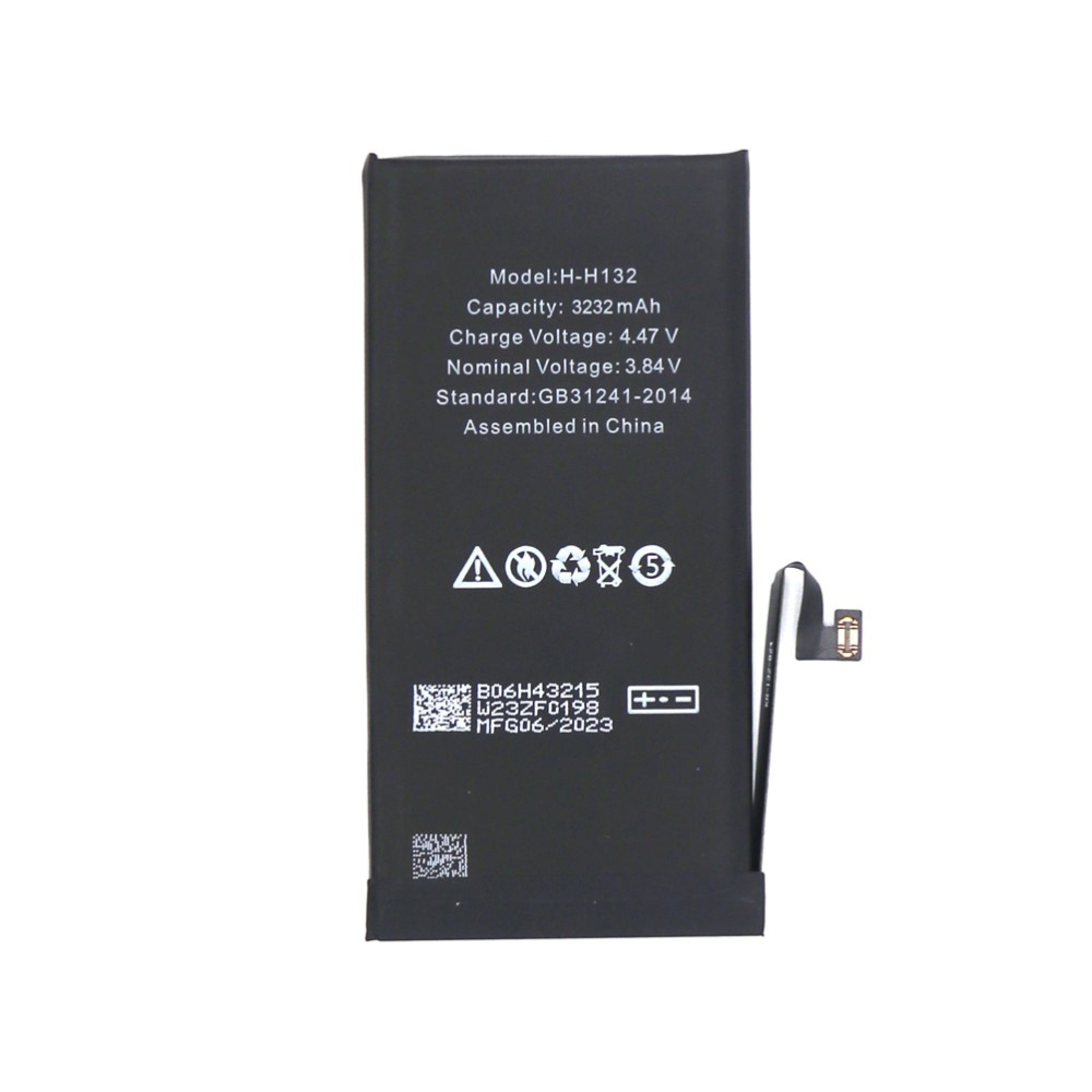 Batterie iPhone 13 avec puce TI - OEM