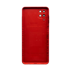Vitre arrière Samsung Galaxy A12 A125F Rouge avec lentille – OEM