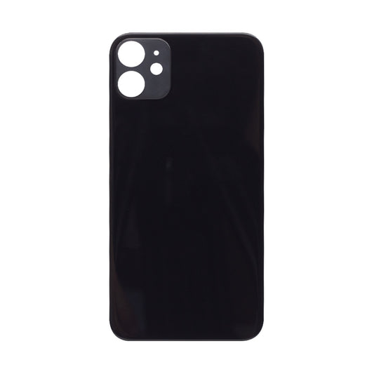 Vitre arrière iPhone 11 Noire (Cadre caméra agrandi) - OEM