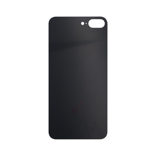 Vitre arrière iPhone 8 Plus Noir Extra (Cadre caméra agrandi) - OEM