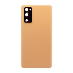 Vitre arrière Samsung Galaxy S20 FE G780 Orange Nuage Avec lentille - OEM