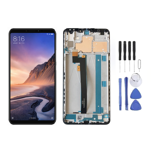 Chassis + Ecran LCD + Vitre pour Xiaomi Mi Max 3 + Kit d'outils