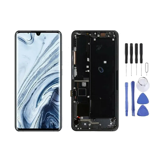 Chassis + Ecran LCD AMOLED + Vitre pour Xiaomi Mi Note 10 / Mi Note 10 Pro + Kit outils