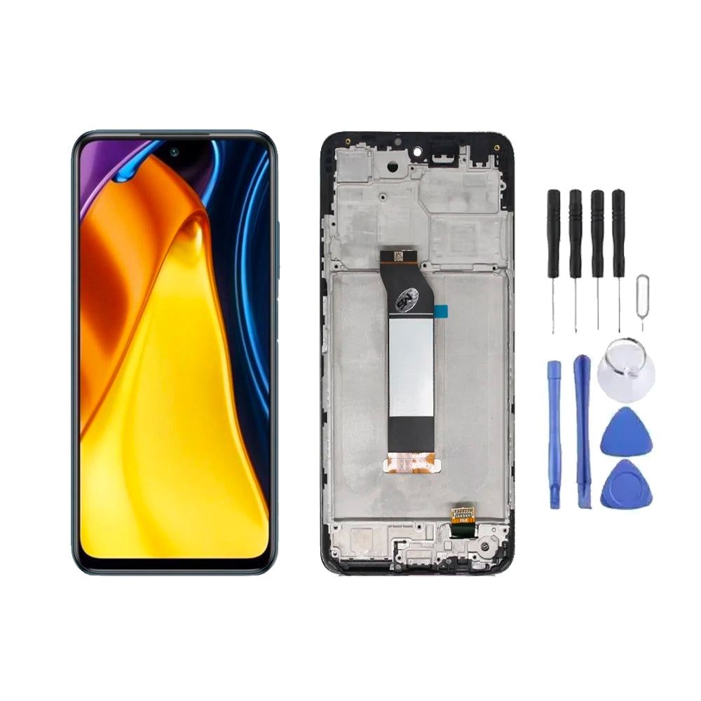 Chassis + Ecran LCD + Vitre pour Xiaomi Poco M3 Pro 5G + Kit d'outils