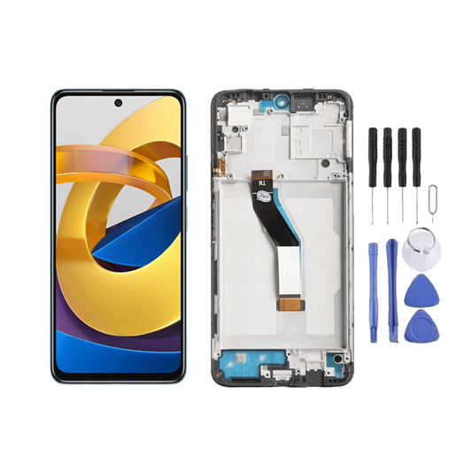 Chassis + Ecran LCD + Vitre pour Xiaomi Poco M4 Pro 5G + Kit d'outils