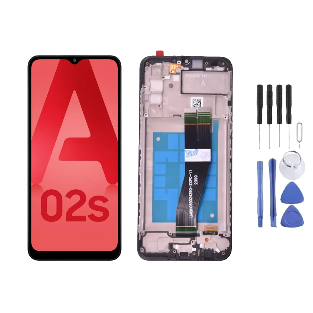 Chassis + Ecran LCD + Vitre pour Samsung Galaxy A02S (A025) + Kit d'outils