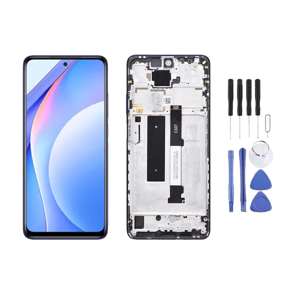 Chassis + Ecran LCD + Vitre pour Xiaomi Mi 10T Lite 5G + Kit d'outils