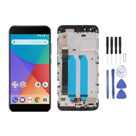 Chassis + Ecran LCD + Vitre pour Xiaomi Mi A1 / Mi 5X + Kit d'outils
