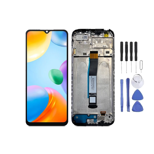 Chassis + Ecran LCD + Vitre pour Xiaomi Redmi 10C + Kit d'outils