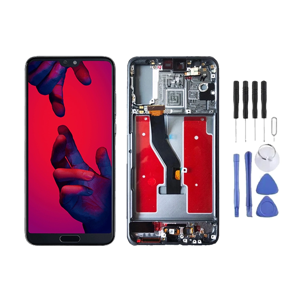 Chassis + Ecran LCD AMOLED + Vitre pour Huawei P20 Pro