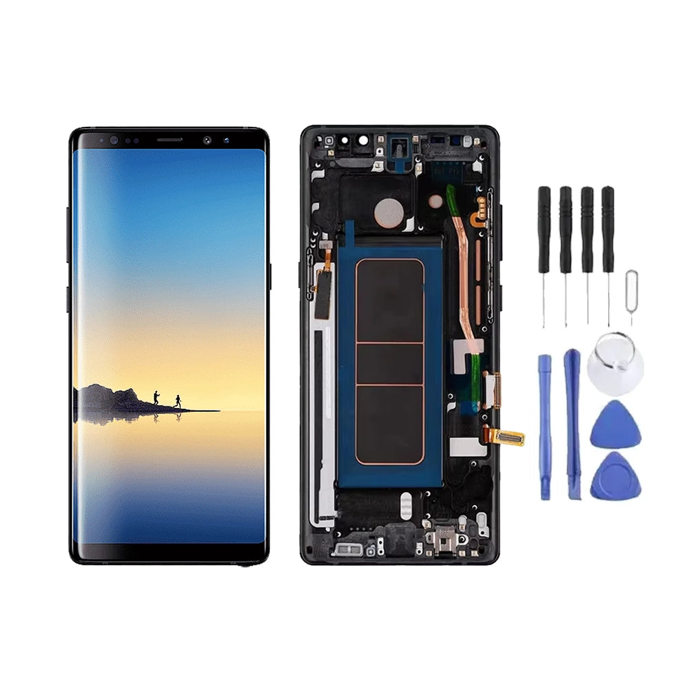 Chassis + Ecran LCD + Vitre pour Samsung Galaxy Note 8 (N950) + Kit d'outils